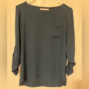 Teal Loft blouse